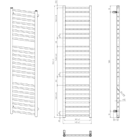 Sapho DINA otopné těleso 400x1560 mm, bílá IR364W