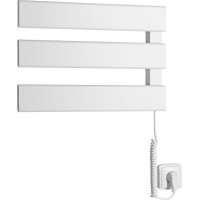 Aqualine ELVIS elektrický sušák ručníků 457x342x55 mm, 50 W, bílá EB480