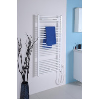Aqualine DIRECT-E elektrické otopné těleso rovné 450x960 mm, 300 W, bílá ILE94T