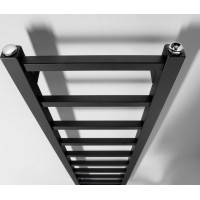 Sapho METRO LIGHT otopné těleso 300x1140 mm, černá mat IR444TB