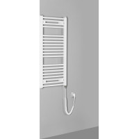 Aqualine ORBIT-E elektrické otopné těleso oblé 450x960 mm, 300 W, bílá ILEO94T