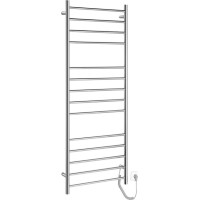 Sapho REDONDO elektrický sušák ručníků, kulatý, 600x1500 mm, 130 W, nerez lesk ER250V