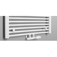 Aqualine DIRECT otopné těleso se středovým připojením, 600x1680 mm, bílá ELM66T