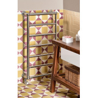 Sapho UNO retro otopné těleso 493x951 mm, nerez lesk NR816