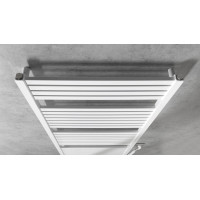 Aqualine TONDI-E elektrické otopné těleso rovné 600x1690 mm, 800 W, bílá DE490T
