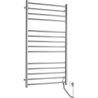 Sapho REDONDO elektrický sušák ručníků, kulatý, 630x1160 mm, 130 W, nerez lesk ER230V