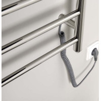 Sapho REDONDO elektrický sušák ručníků, kulatý, 630x1160 mm, 130 W, nerez lesk ER230V
