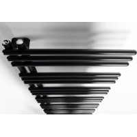 Aqualine POSEIDON otopné těleso 550x1340mm, černá mat PS513B