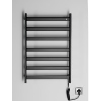 Sapho ELIAS elektrický sušák ručníků 490x730x110 mm, 105 W, černá mat EB550
