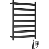 Sapho ELIAS elektrický sušák ručníků 490x730x110 mm, 105 W, černá mat EB550