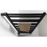 Sapho METRO SPACE otopné těleso 550x1430 mm, do prostoru, černá mat IR438B