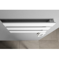 Aqualine ELVIS elektrický sušák ručníků 457x342x55 mm, 50 W, bílá EB480