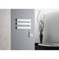 Aqualine ELVIS elektrický sušák ručníků 457x342x55 mm, 50 W, bílá EB480