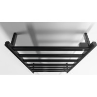 Sapho ELIAS elektrický sušák ručníků 490x730x110 mm, 105 W, černá mat EB550