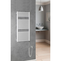 Aqualine TONDI-E elektrické otopné těleso rovné 450x970 mm, 300 W, bílá DE450T