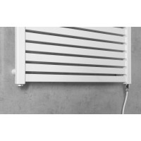 Aqualine TONDI-E elektrické otopné těleso rovné 600x970 mm, 400 W, bílá DE460T
