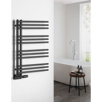Aqualine POSEIDON otopné těleso 450x740mm, černá mat PS474B