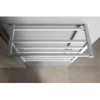 Sapho ELZOR elektrický sušák ručníků 500x470 mm, 60 W, bílá mat EB500