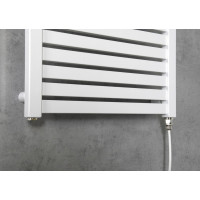 Aqualine TONDI-E elektrické otopné těleso rovné 450x970 mm, 300 W, bílá DE450T