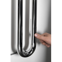 Sapho DUOPASSO elektrický sušák ručníků s časovačem 122x1700mm, 45 W, chrom ER730