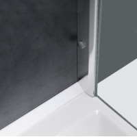 Polysan Krycí lišta pro vany a vaničky, 1200x1000mm, 2x roh, 2x zakončení, bílá 91021