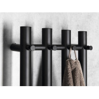 Sapho PAPINADO elektrický sušák ručníků 263x1200mm, 85W, černá mat ER350