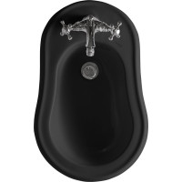 Kerasan RETRO bidet stojící 38, 5x60cm, černá mat 102031