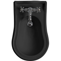 Kerasan RETRO bidet stojící 39x61cm, černá mat 102231