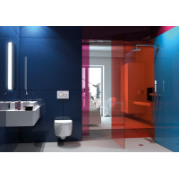 Geberit GEBERIT SIGMA20 ovládací tlačítko, bílá lesk/chrom 115.882.KJ.1