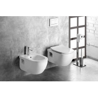 Sapho BRILLA bidet závěsný, 35, 5x53 cm, bílá 100624