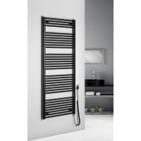 Aqualine DIRECT-E elektrické otopné těleso rovné 600x1680 mm, 800 W, černá ILE66TB