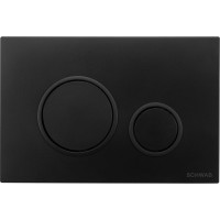 SCHWAB SCHWAB VELA ovládací tlačítko, 247x165 mm, černá mat P47-0190-0253