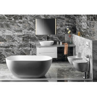 Geberit GEBERIT SIGMA50 ovládací tlačítko, bílá lesk/chrom 115.788.11.2