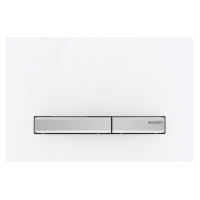 Geberit GEBERIT SIGMA50 ovládací tlačítko, bílá lesk/chrom 115.788.11.2