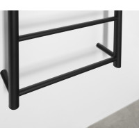 Sapho SHICK nástěnný držák ručníků 500x1344 mm, kulatý, černá mat SH500B