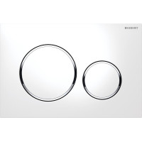 Geberit GEBERIT SIGMA20 ovládací tlačítko, bílá lesk/chrom 115.882.KJ.1