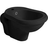 Kerasan RETRO bidet závěsný 38x52cm, černá mat 102631
