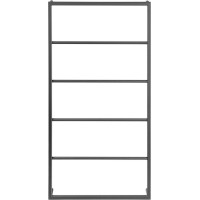 Sapho SKA nástěnný sušák ručníků 600x1150x100mm, černá mat SKA502