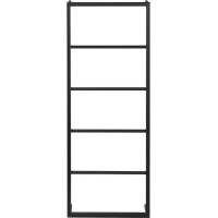 Sapho SKA nástěnný sušák ručníků 450x1150x100mm, černá mat SKA501