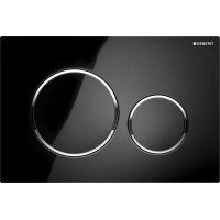Geberit GEBERIT SIGMA20 ovládací tlačítko, černá lesk/chrom 115.882.KM.1