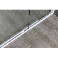 Aqualine AMICO sprchové dveře výklopné 1040-1220x1850mm, čiré sklo G100