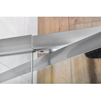 Aqualine AMICO sprchové dveře výklopné 820-1000x1850mm, čiré sklo G80