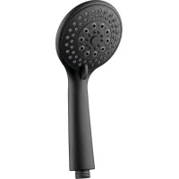 Aqualine Ruční masážní sprcha, 3 režimy sprchování, průměr 100mm, ABS/černá mat SC106