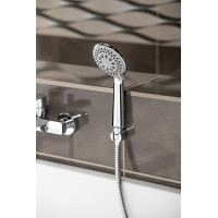 Aqualine Ruční masážní sprcha, 3 režimy sprchování, průměr 100mm, ABS/chrom SC105