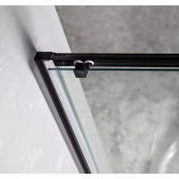 Gelco SIGMA SIMPLY BLACK sprchové dveře posuvné 1200 mm, čiré sklo GS1112B