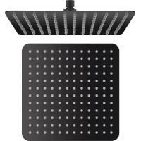 Sapho SLIM hlavová sprcha, 300x300mm, černá mat SL101