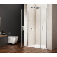 Gelco LORO sprchové dveře dvoukřídlé 900mm, čiré sklo GN4390