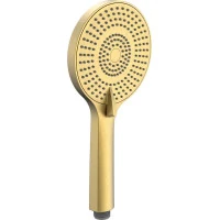 Sapho Ruční masážní sprcha, 3 režimy sprchování, průměr 120 mm, ABS/zlato mat SK879GB