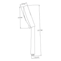Sapho Ruční masážní sprcha, 5 režimů sprchování, průměr 110mm, ABS/chrom 1204-05