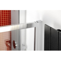 Polysan LUCIS LINE čtvercová sprchová zástěna 900x900mm, čiré sklo DL1615